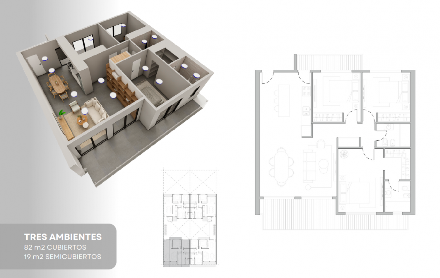 VENTA DE POZO DEPARTAMENTO DE 4 AMBIENTES EN SAN JUSTO 