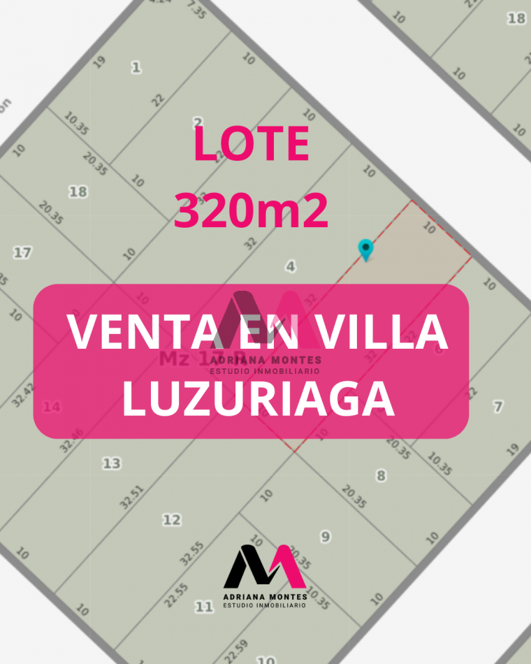 VENTA DE LOTE EN VILLA LUZURIAGA